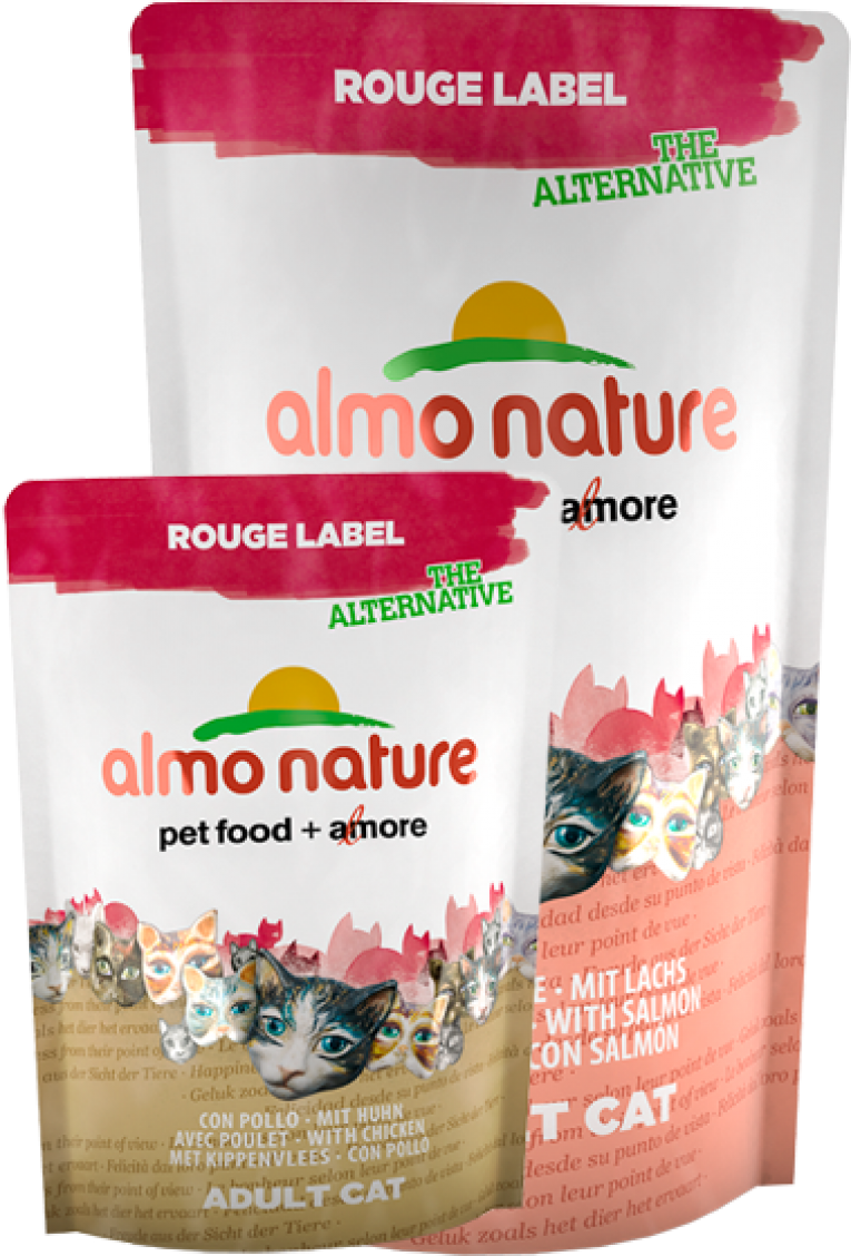 Almo nature для кошек отзывы. Корм для кошек Almo nature rouge Label с курицей 105 г. Almo nature для котят. Almo nature логотип. Almo nature для котят дозировка.