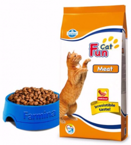 Сухой корм Fun Cat с мясом