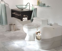 Автоматический туалет для кошек: Удобство питомца без хлопот хозяина