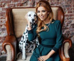 Какая собака у Ксении Бородиной