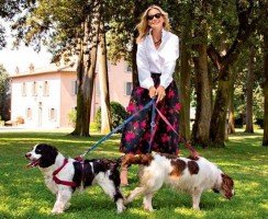 Какая порода собаки у Юлии Высоцкой