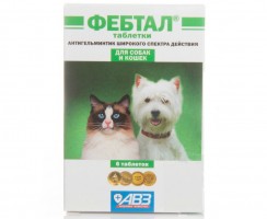 Фебтал: препарат, который избавит кошку от глистов